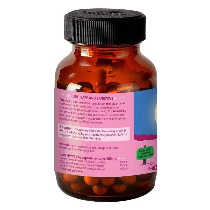 Viên uống thanh lọc ruột - Organic India Triphala - hebenastore