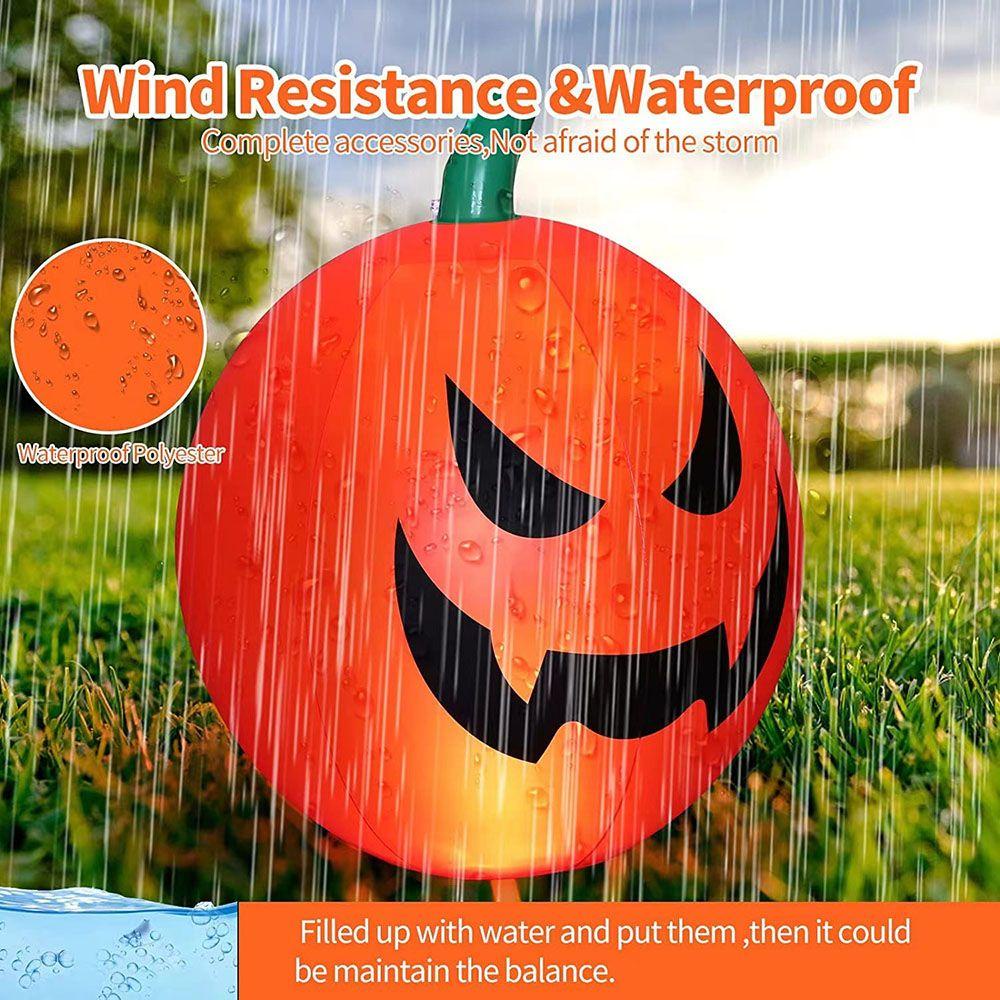 Bóng Bay Chống Nước Phát Sáng Biểu Tượng Cảm Xúc Bí Ngô Trang Trí Halloween