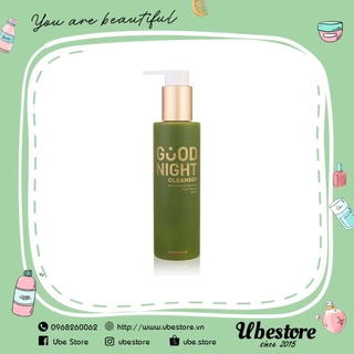 GEL RỬA MẶT THAN HOẠT TÍNH DERMARIUM GOOD NIGHT CLEANSER 140ML