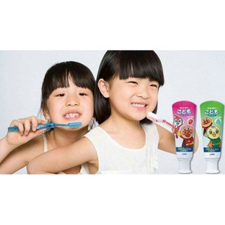 Kem Đánh Răng Lion Nhật Bản Nuốt Được (Kem Đánh Răng Em Bé, Nuốt Được)