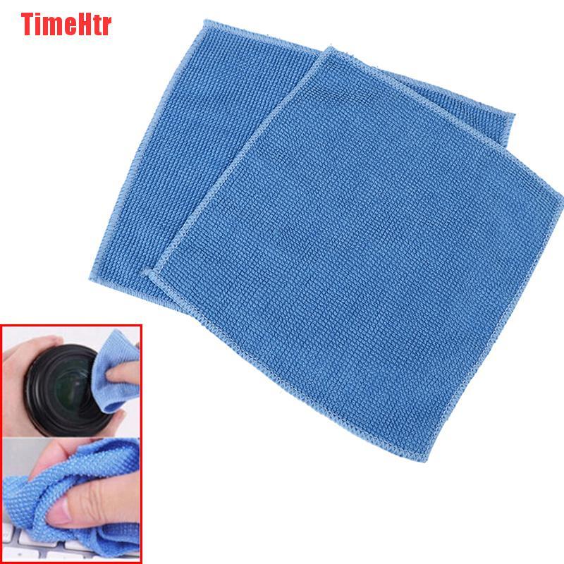 TimeHtr 2pcs microfiber eyeglasses camera lens cell phone screen glass cleaning cloth