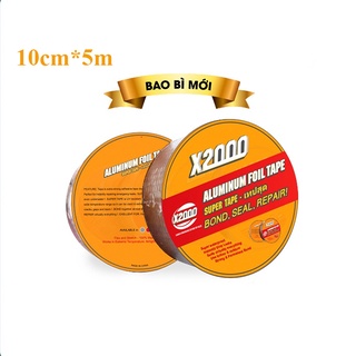Băng keo chống thấm x2000 băng keo siêu dính Nhật Bản chống thấm dột, dán tường, dán mái tôn, khổ 10cm