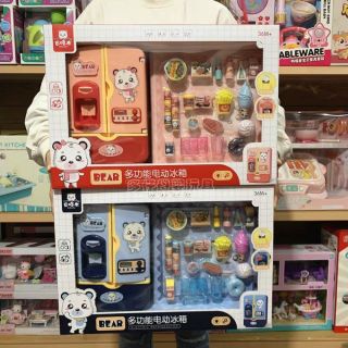 Tủ lạnh gấu cute cho bé  ( 2 màu )