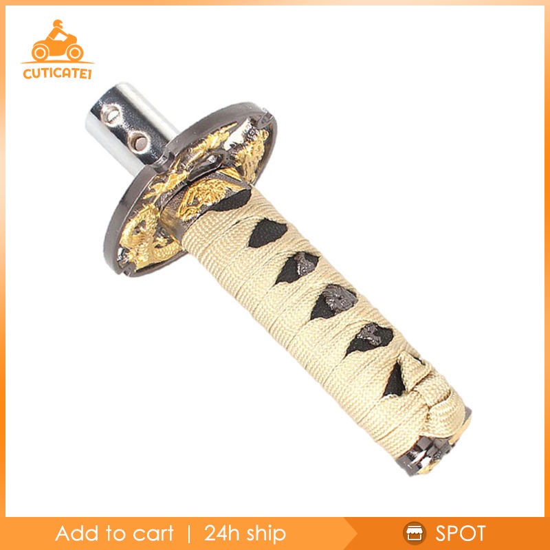 Núm gạt cần số phong cách samurai cho xe ô tô độc đáo