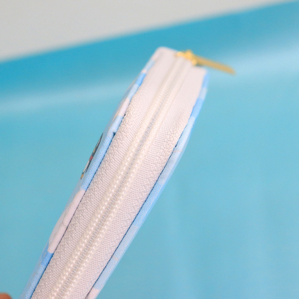 Ví da PU cầm tay in hình Doraemon cho nữ