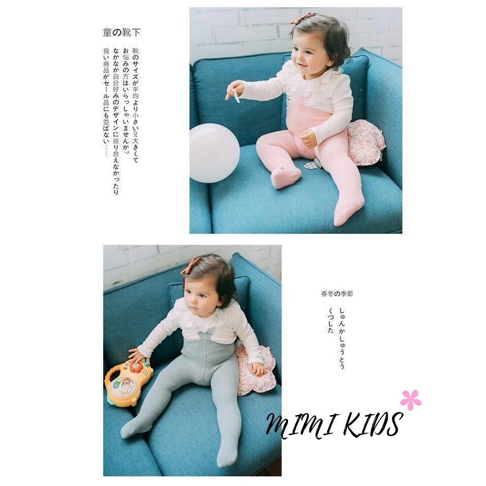 Quần tất yếm dài phong cách hàn quốc cho bé Mimi Kids