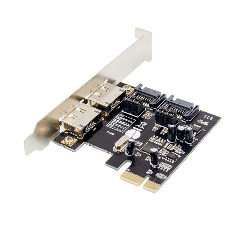 Card Mở Rộng Pcie Esata Sata Iii Mở Rộng Pci-E Sang Sata3.0 6gb / S Pci-E Express Adapter Asm1061 | BigBuy360 - bigbuy360.vn