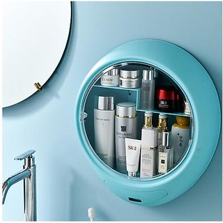 [KHUYẾN MÃI] Kệ đựng mỹ phẩm, trang sức, tủ thuốc thiết kế treo tường chịu lực tốt có kèm ngăn kéo mini tiện ích