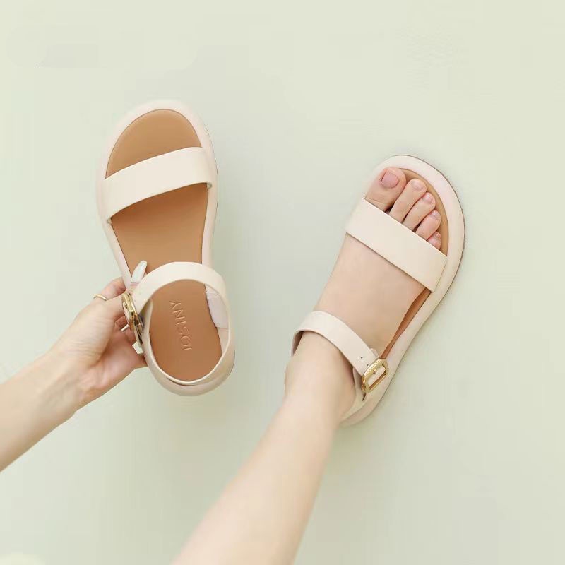 Xăng đan Hở Ngón Đế Bằng Thời Trang Đi Biển Cho Nữ