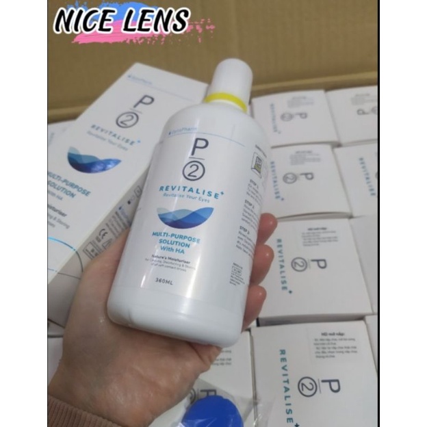 Nước ngâm kính áp tròng P2 Revitalize 360ml