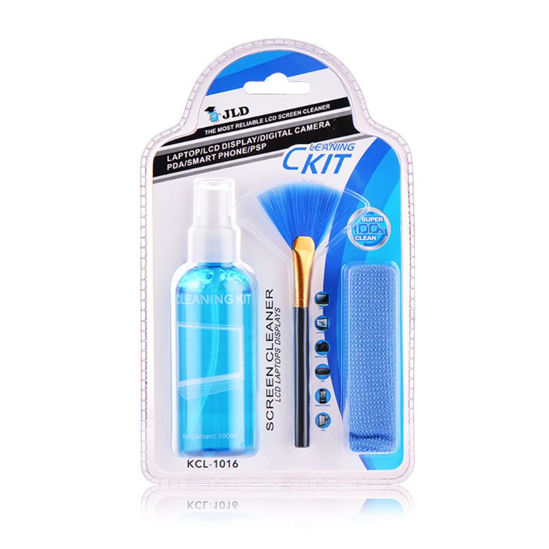 Bộ Dụng Cụ Vệ Sinh Màn Hình Máy Tính / Điện Thoại 3 Trong 1