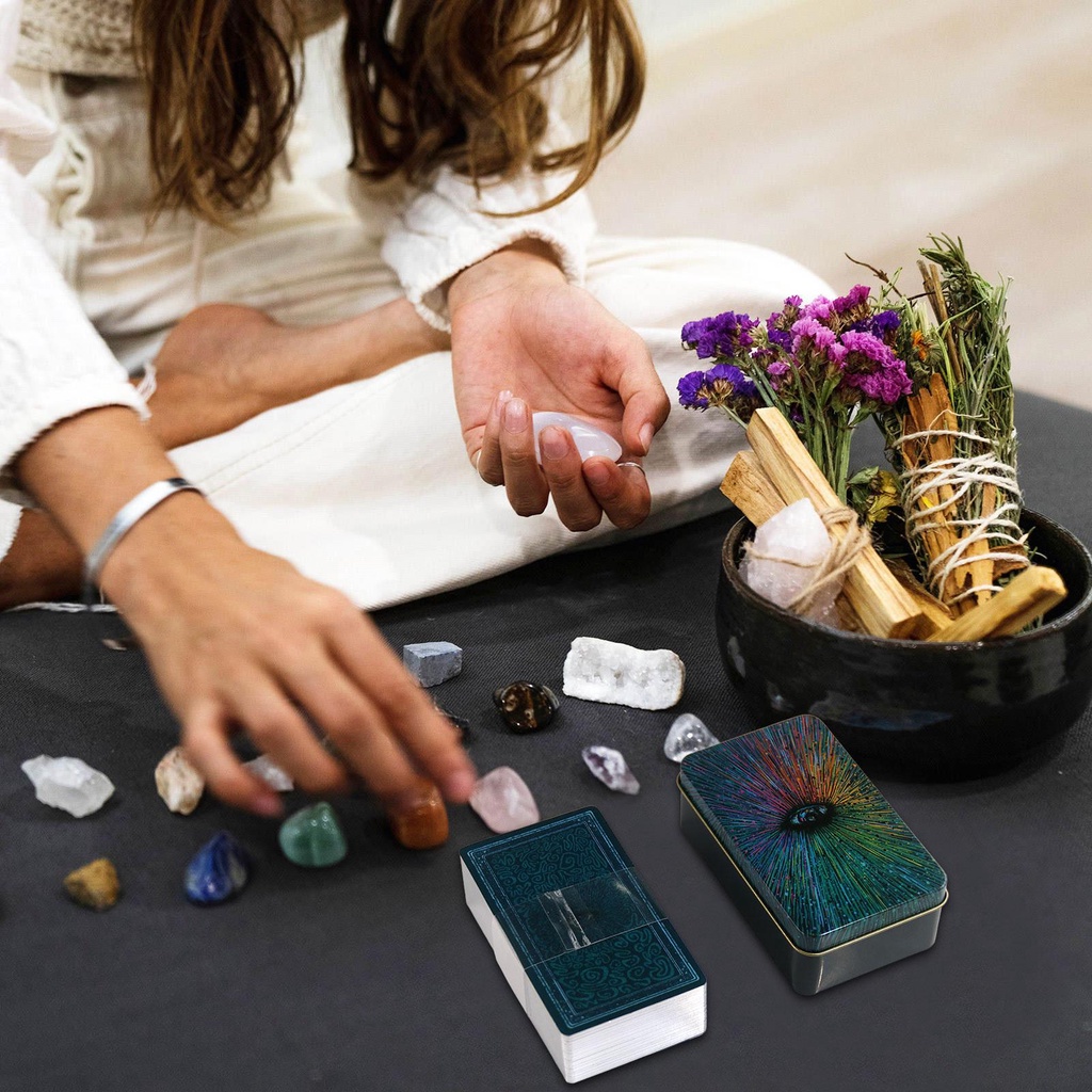 Bộ Bài Tarot 78 Lá Màu Bạc