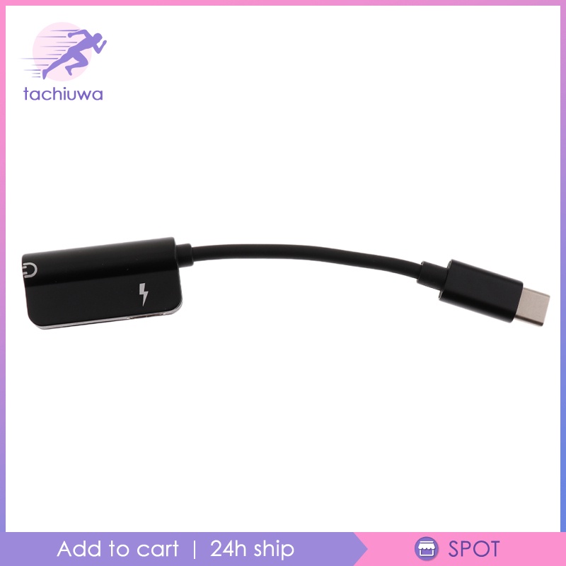 Dây Cáp Sạc Chuyển Đổi Tai Nghe 2 Trong 1 Type-C Sang Usb-C 3.5mm Aux