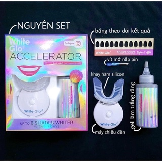 Set ngậm trắng răng WHITE GLO
