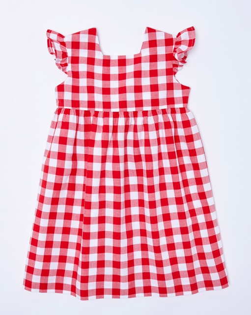 VÁY NECK&NECK CARO ĐỎ 12m-9Y