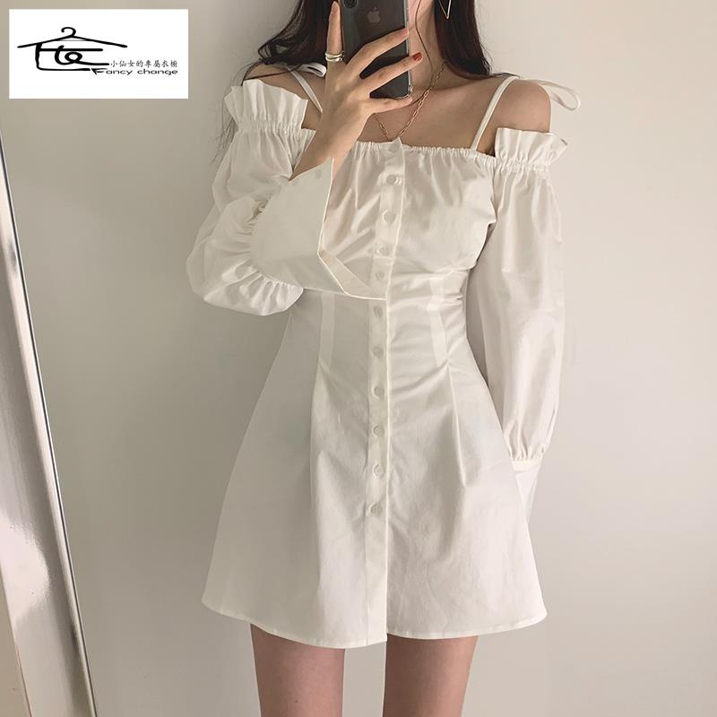 Áo Liền Thân Hở Vai Một Bên Vai Dễ Phối Đồ Với Tai Gỗ Thời Trang Mùa Hè Đặc Biệt Dành Cho Nữ