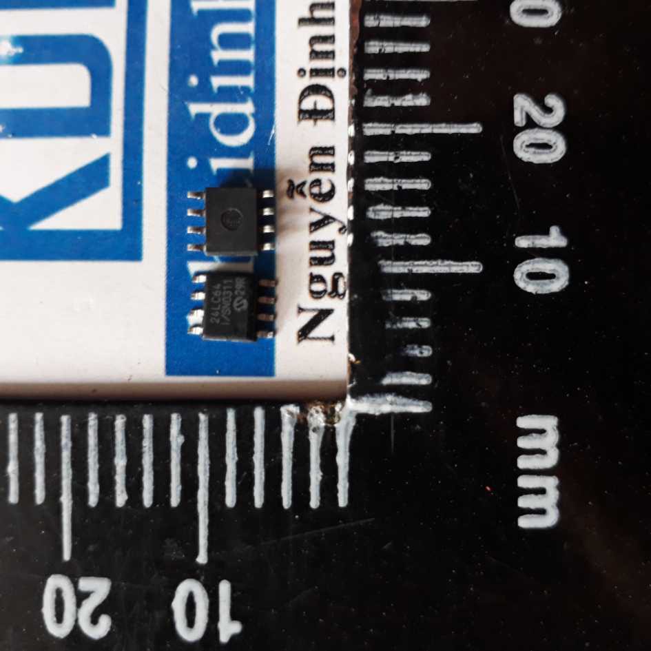 24LC64I SOP-8 IC chíp nhớ EEPROM (5 con) kde2032