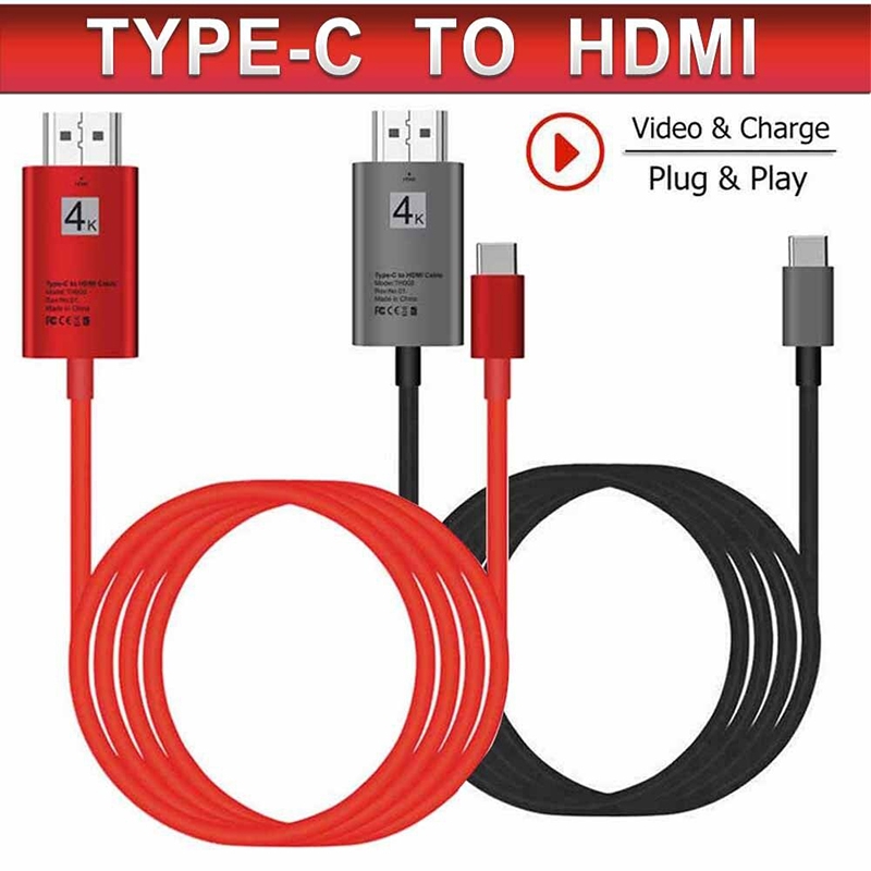 USB 3.1 Type C To Hdmi Cable 4 K High Definition Adapter Line