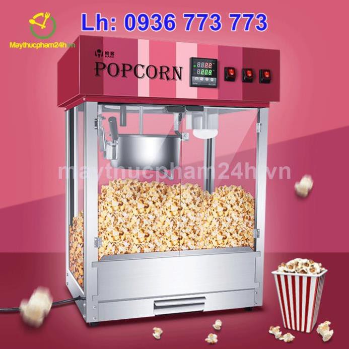 Nồi nổ bắp rang bơ điện tủ kính POPCORN-2021