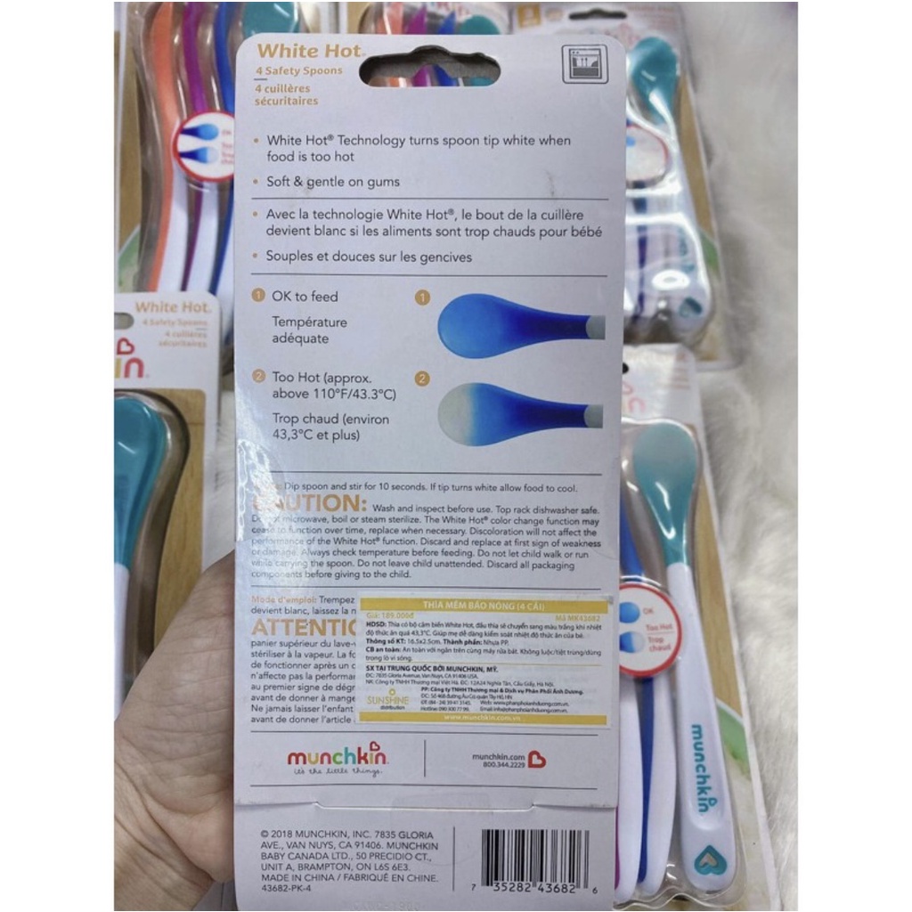 Thìa báo nóng Munchkin