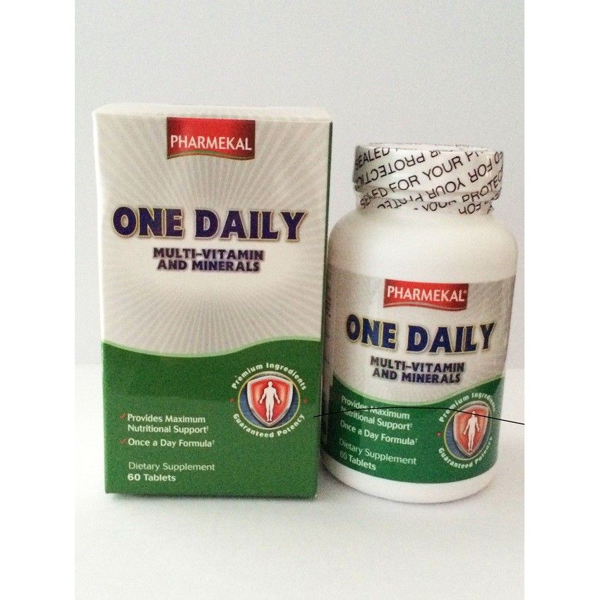 Viên Uống Pharmekal One Daily Multivitamin And Mineral 60 Viên - 0304538