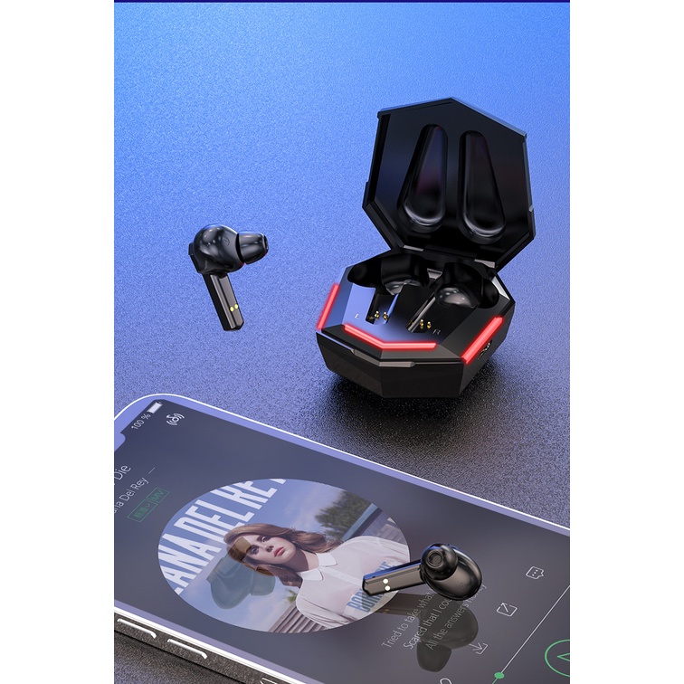 Tai Nghe Bluetooth Gaming TWS32 Độ Trễ Cực Thấp, Âm Thanh Vòm, Có Mic Đàm Thoại, Chống Ồn