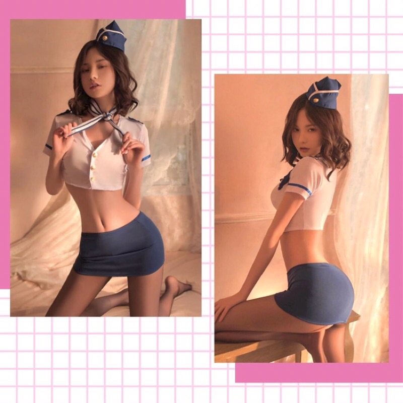 Bộ đồ cosplay tiếp viên hàng không sexy quyến rũ  CP09 1264