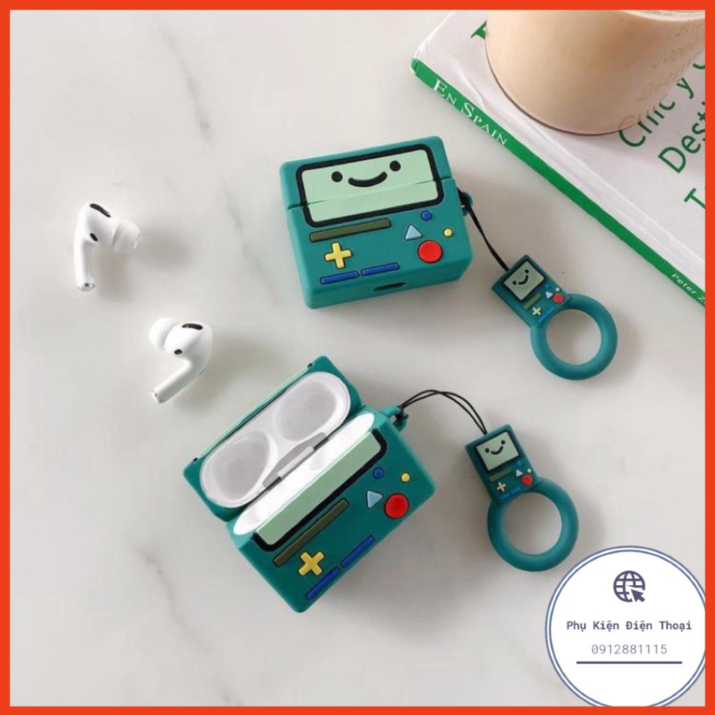 🍀Vỏ ốp case airpod airpods☘️ Vỏ bao bọc MÁY CHƠI GAME XANH Cover đựng tai nghe không dây