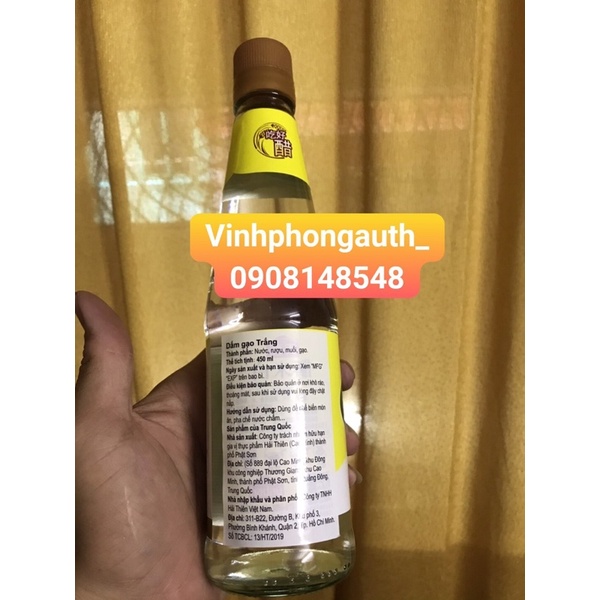 Giấm gạo trắng Hải Thiên 450ml