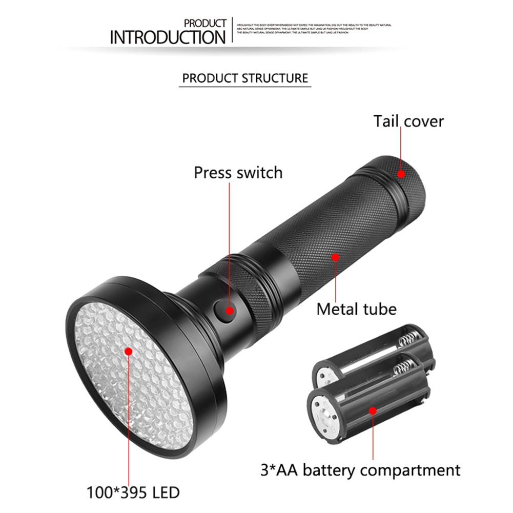 Đèn Led Uv 100 Bóng Chiếu Tia Cực Tím Cho Thú Cưng