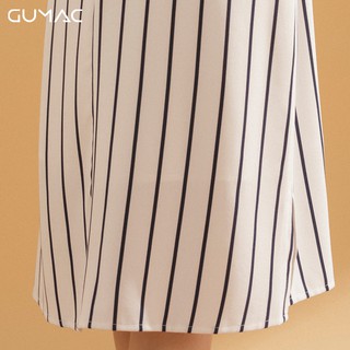 Đầm sọc suông buột dây DA746 GUMAC