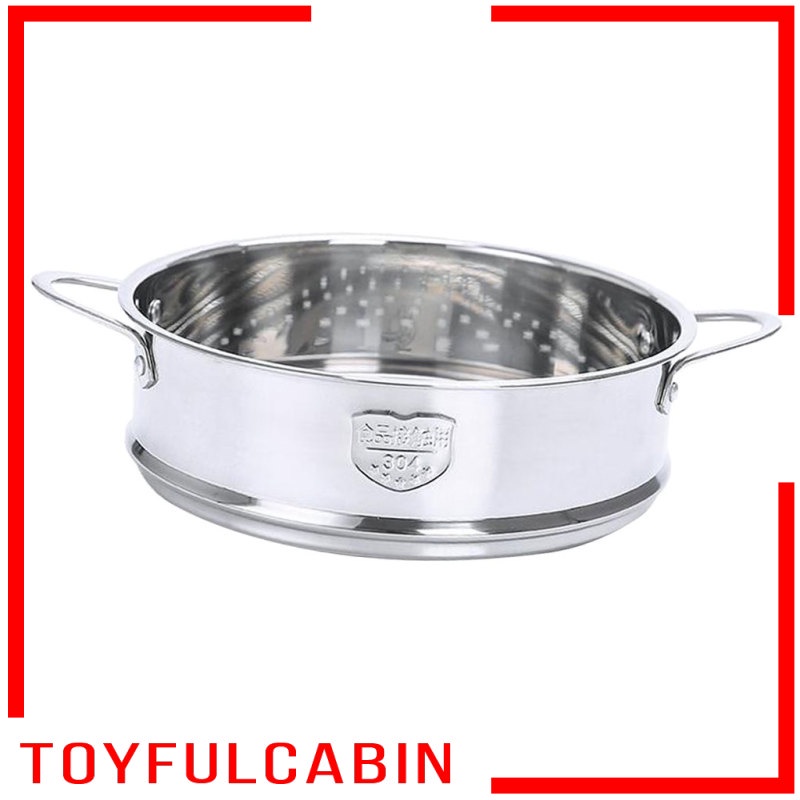 Rổ Hấp Thức Ăn Bằng Thép Không Gỉ Có Tay Cầm Dài 16cm