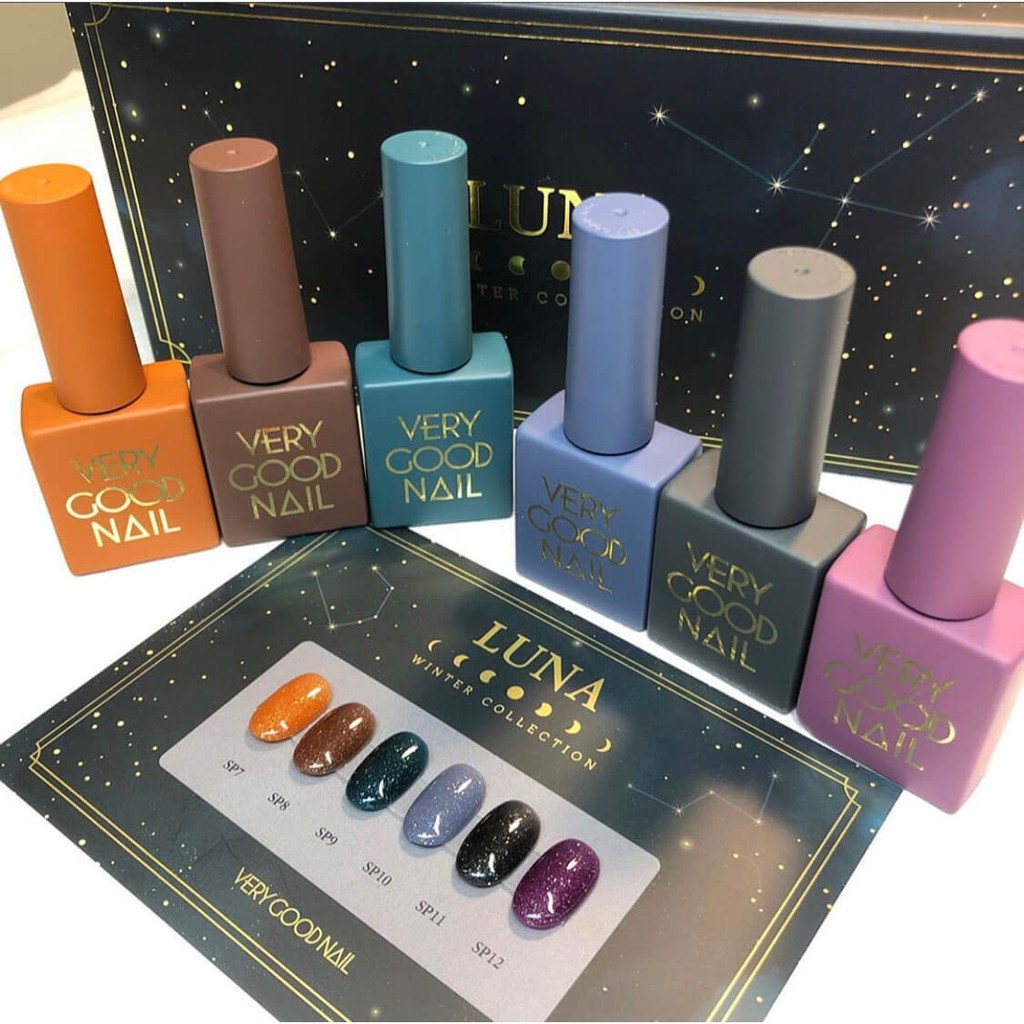 Very Good Nail Sơn gel Hàn quốc chính hãng, Chọn màu Set Winter Luna Collection, Chai lẻ 10ml