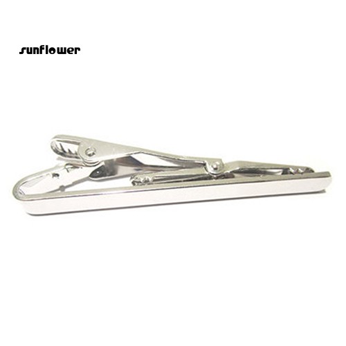 Kẹp Cà Vạt Bằng Đồng Màu Vàng / Bạc Sang Trọng Cho Nam