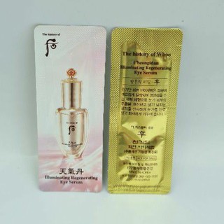 Mới Tinh chất tái sinh phục hồi trẻ hóa da vùng mắt Whoo Cheongidan Illuminating Regenerating Eye Serum
