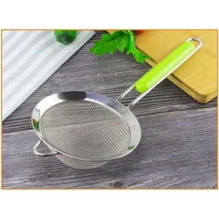 Ray lọc viền inox cán xanh