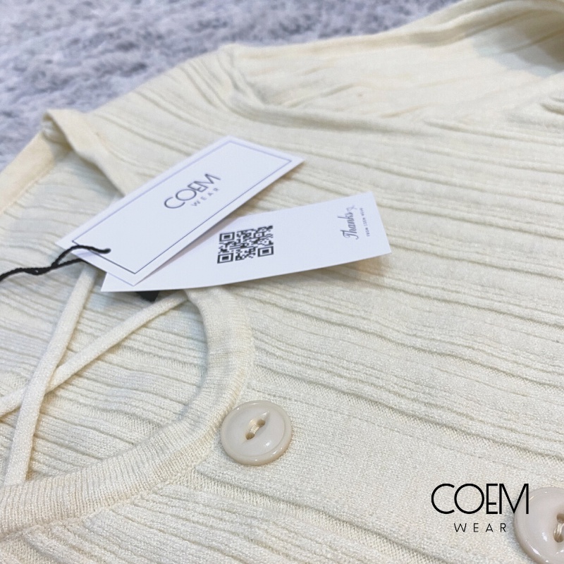 Áo len nữ dài tay 2 màu Be Trắng cổ V phong cách Hàn Quốc CW 364 (Ảnh cận chất) | BigBuy360 - bigbuy360.vn