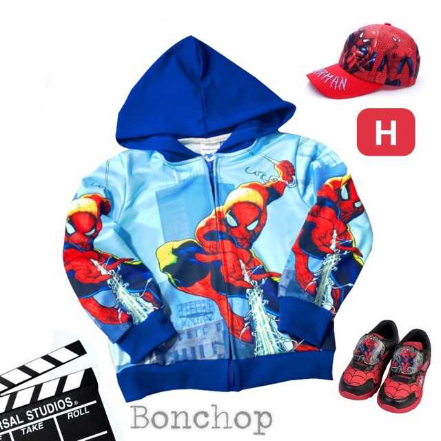 Áo khoác bé trai siêu nhân