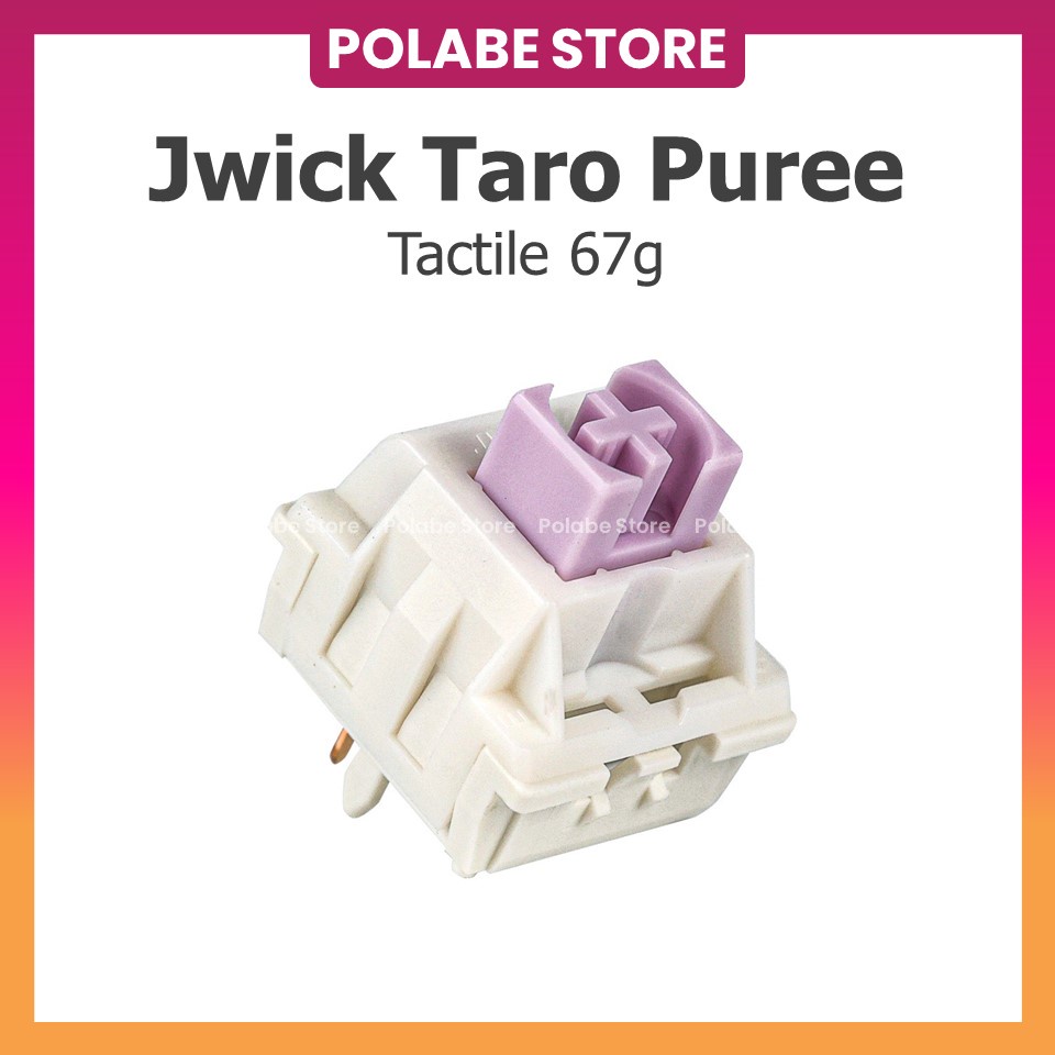 JWICK TARO PUREE tactile switch công tắc bàn phím cơ Jwick Taro switch - Polabe Store