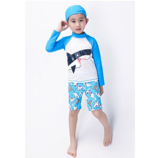 Đồ bơi bé trai dài tay size 14-35kg