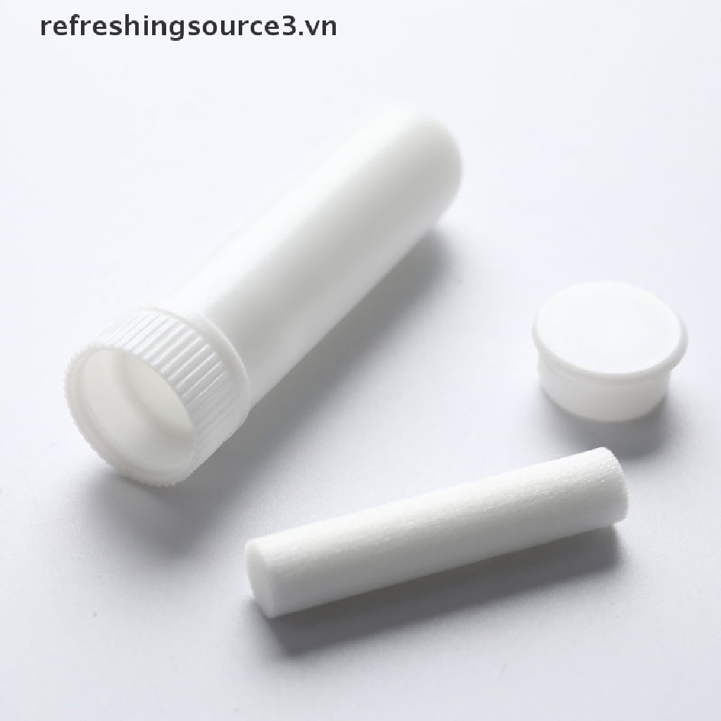 Bộ 10 Lọ Tinh Dầu Thơm Rỗng Màu Trắng