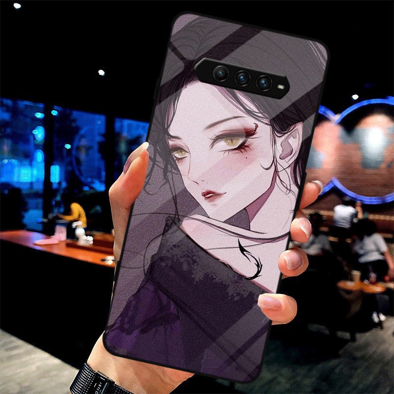 Ốp Lưng Mặt Kính Cường Lực Chống Rơi In Hình Sáng Tạo Cho Xiaomi Black Shark 4 / 4pro | BigBuy360 - bigbuy360.vn