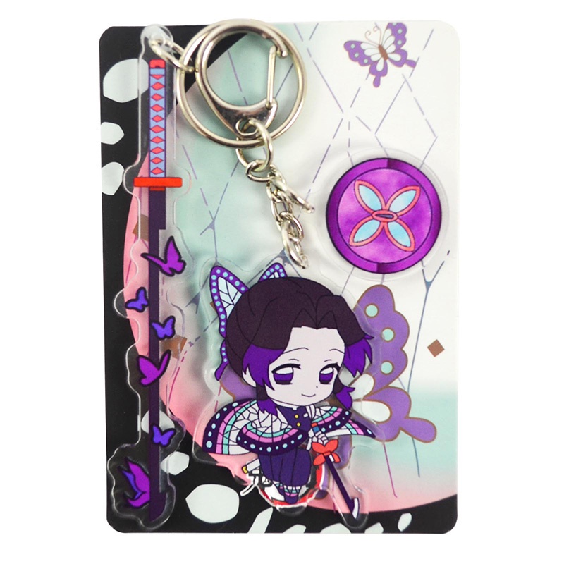 Tmdbyx Móc Khóa Nhựa Acrylic Hình Thanh Kiếm Kimetsu No Yaiba