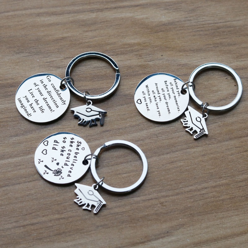 Mojito Móc Khóa Bằng Thép Không Gỉ Quà Tặng Tốt Nghiệp Cho Học Sinh Nữ