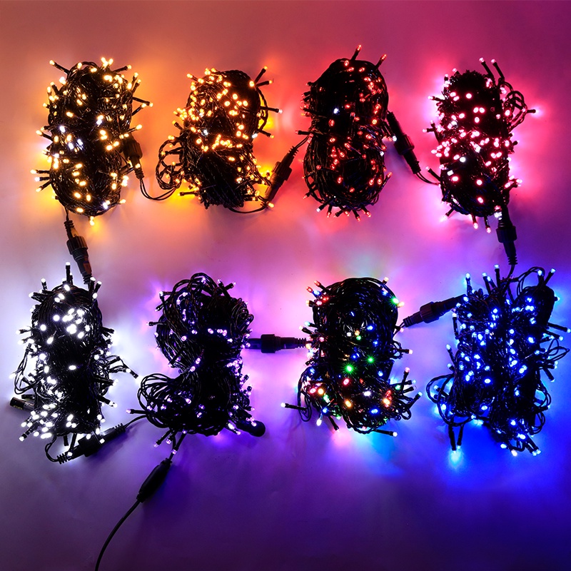 Đèn Led Trang Trí Ngoài Trời Chớp Nháy Chống Thấm Nước 10m, 50m, 100m Nhiều Mẫu Mã Đa Dạng