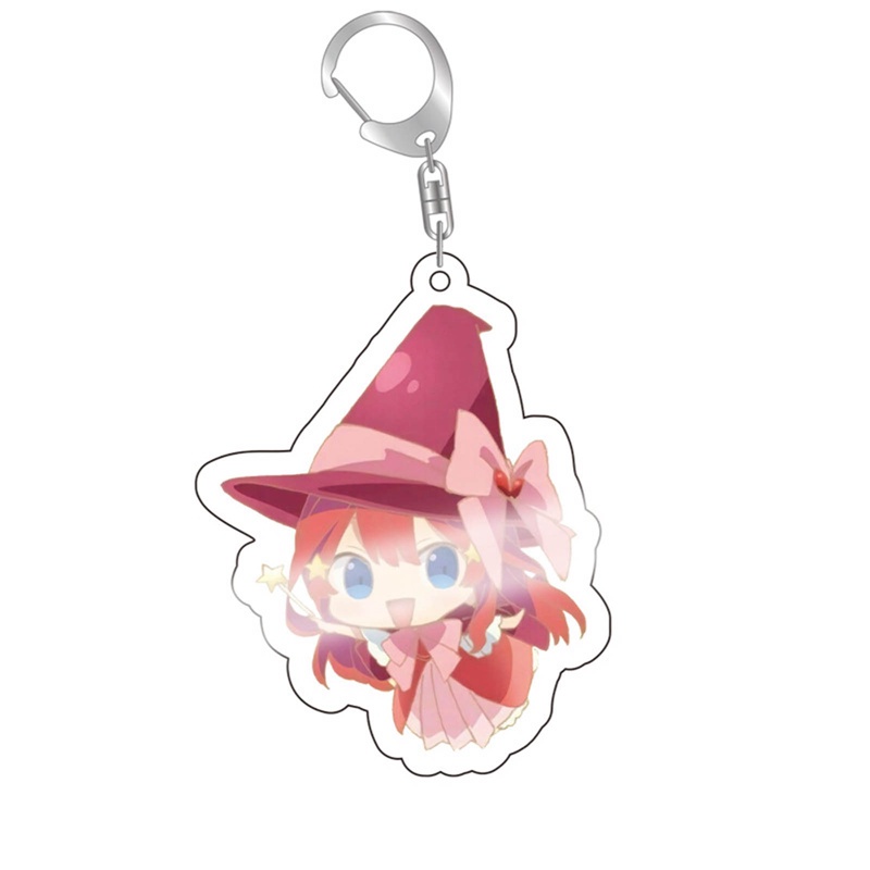 Móc Khóa Hình Trái Tim Anime Nakano Ichika Nino Miku Yotsuba Itsuki Sisters