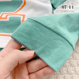 set bộ cotton dài tay cho bé