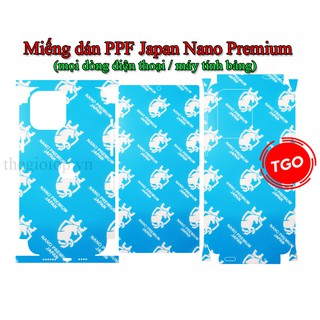 Miếng dán PPF Japan Nano Premium mọi dòng điện thoại / máy tính bảng