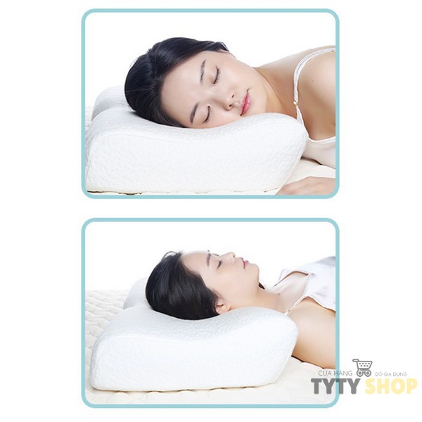 Gối Memory foam 50D Lock&Lock hình cong HLW111 - HÀNG CHÍNH HÃNG