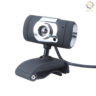 Webcam usb 2.0 0.3 million pixels có micro cho máy tính, laptop đen